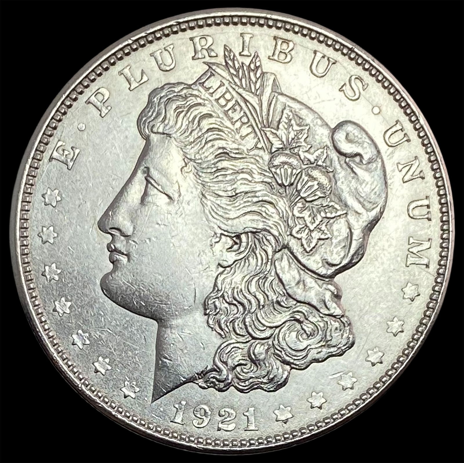1921-D Silver Morgan Dollar CLOSELY UNCIRCULATED (1 of 2)