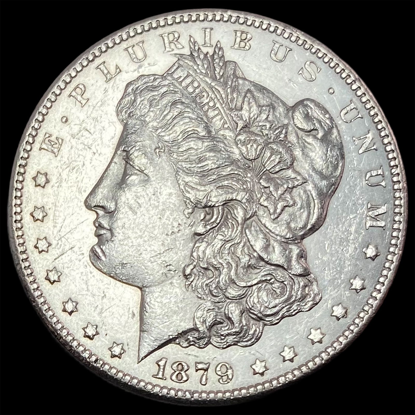 1879-S REV78 Silver Morgan Dollar CLOSELY UNCIRCULATED (1 of 2)