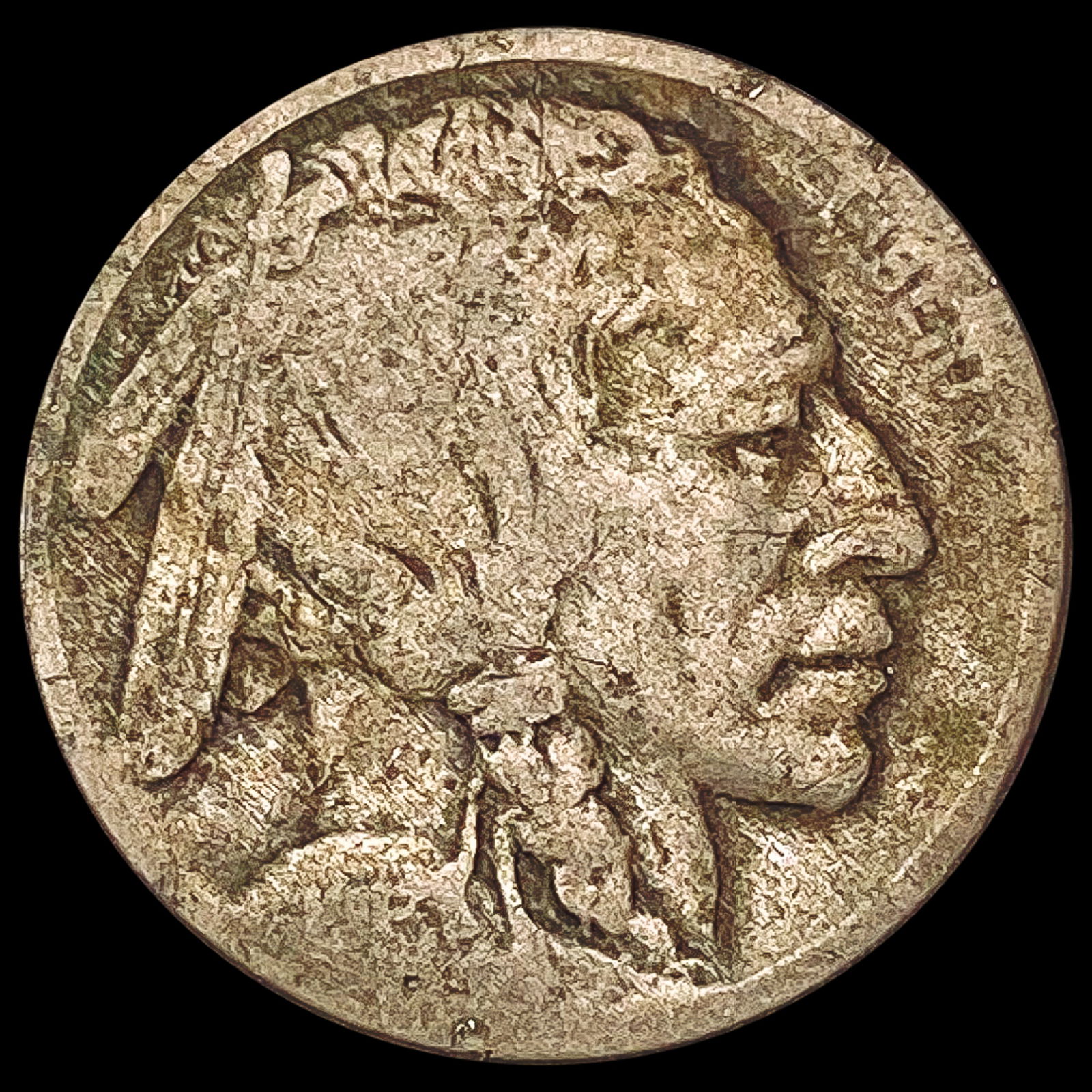 1913-D Type 2 Buffalo Nickel NICELY CIRCULATED (1 of 2)