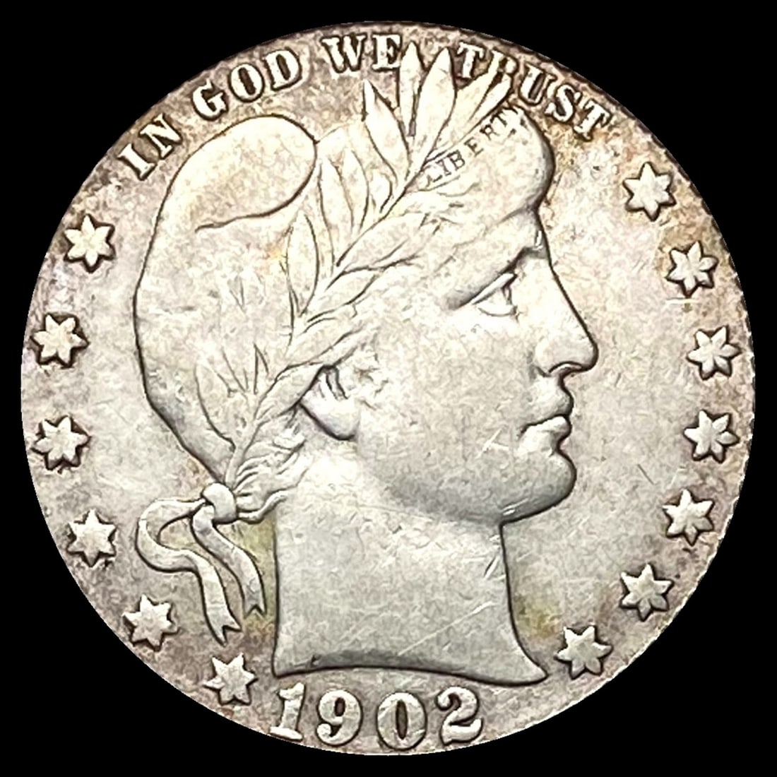 1902-S Barber Quarter LIGHTLY CIRCULATED (1 of 2)