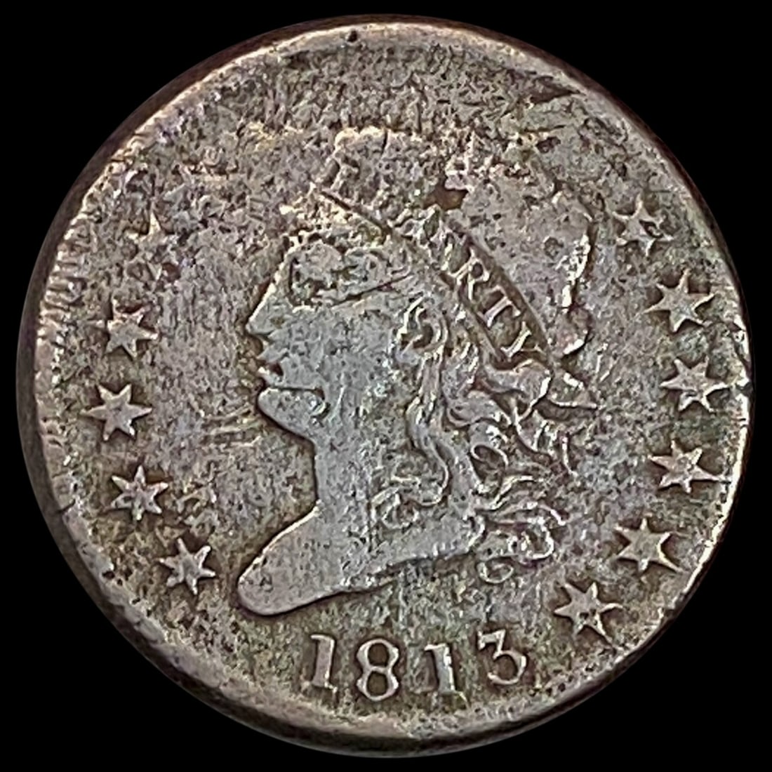 1813 Classic Head Large Cent NICELY CIRCULATED NICELY CIRCULATED (1 of 2)