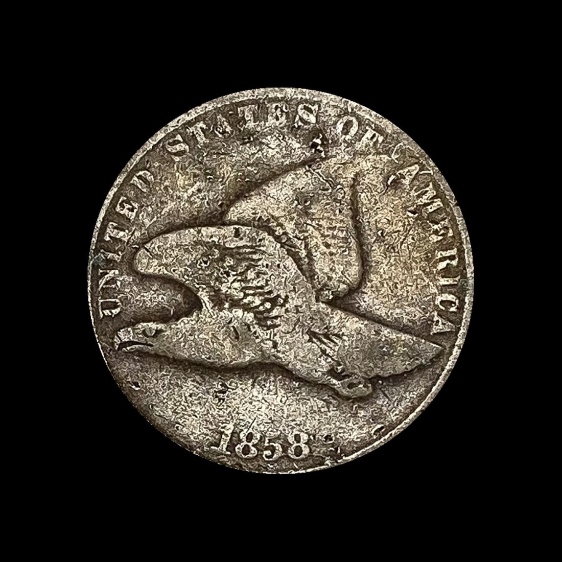 1858 Flying Eagle Cent NICELY CIRCULATED (1 of 2)