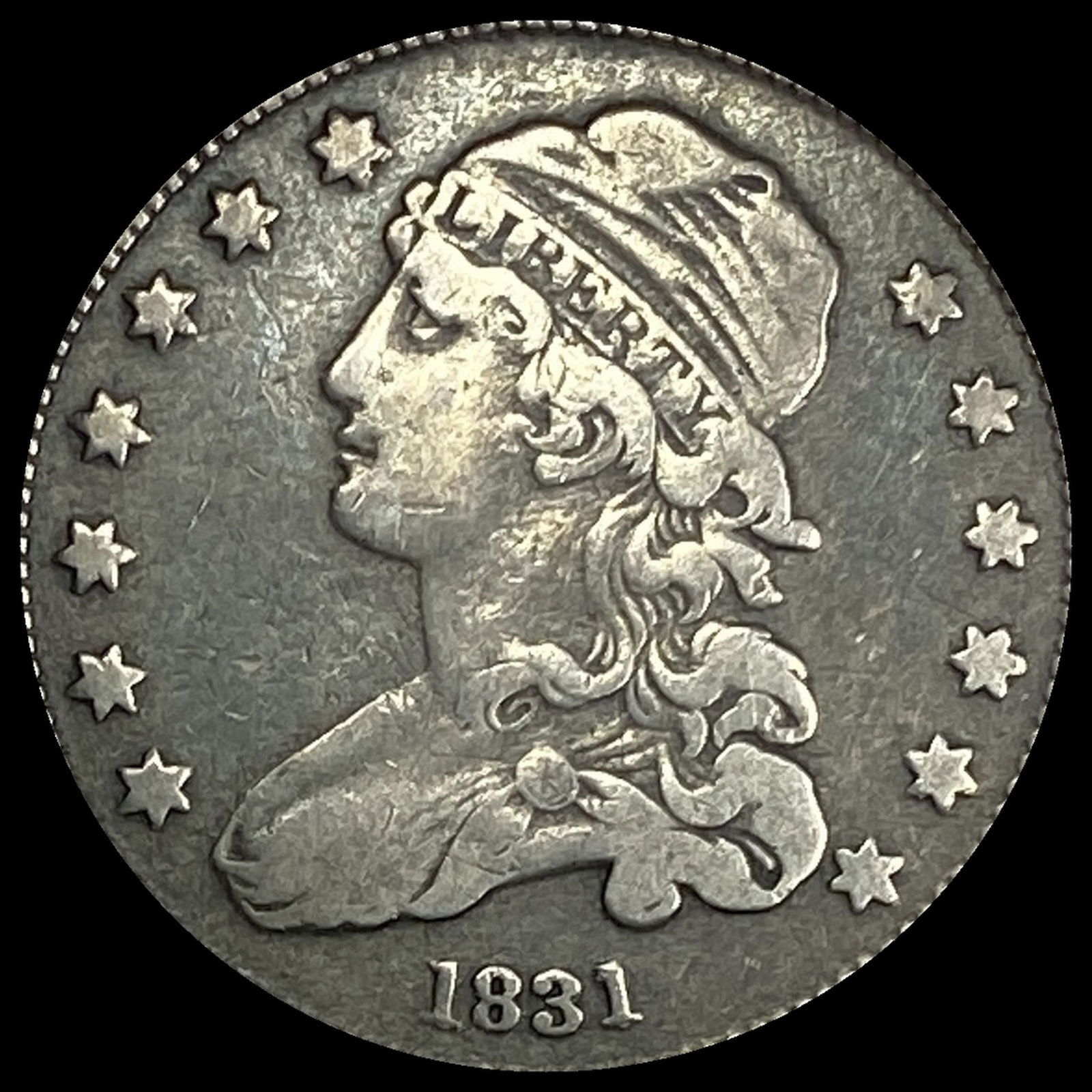 1831 Capped Bust Quarter LIGHTLY CIRCULATED (1 of 2)