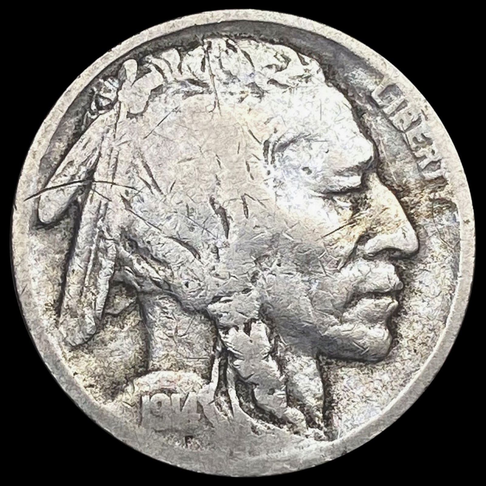1914-S Buffalo Nickel LIGHTLY CIRCULATED (1 of 2)