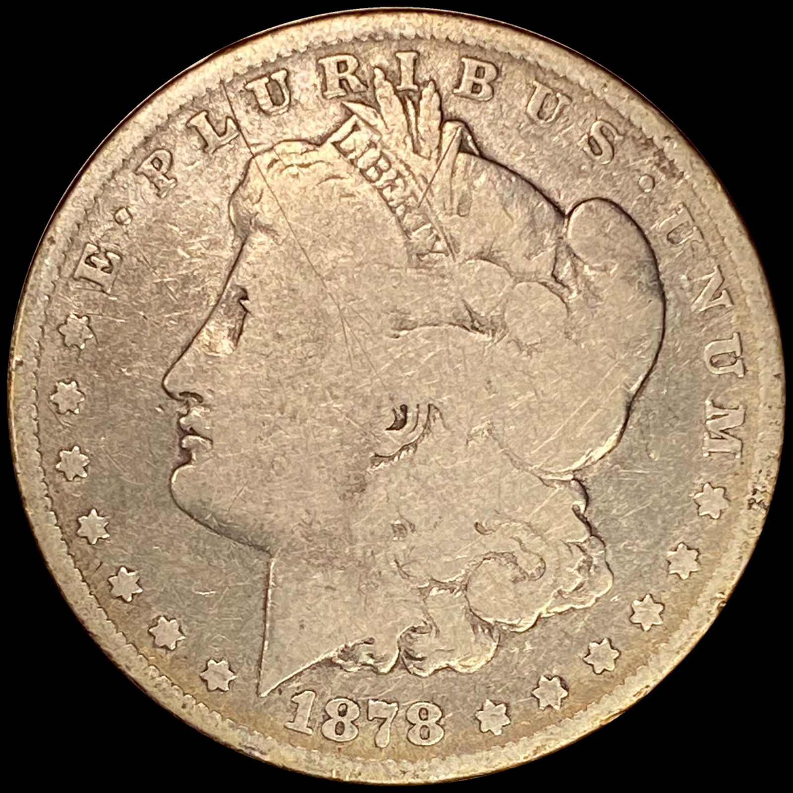 1878 8TF Morgan Silver Dollar LIGHTLY CIRCULATED (1 of 2)