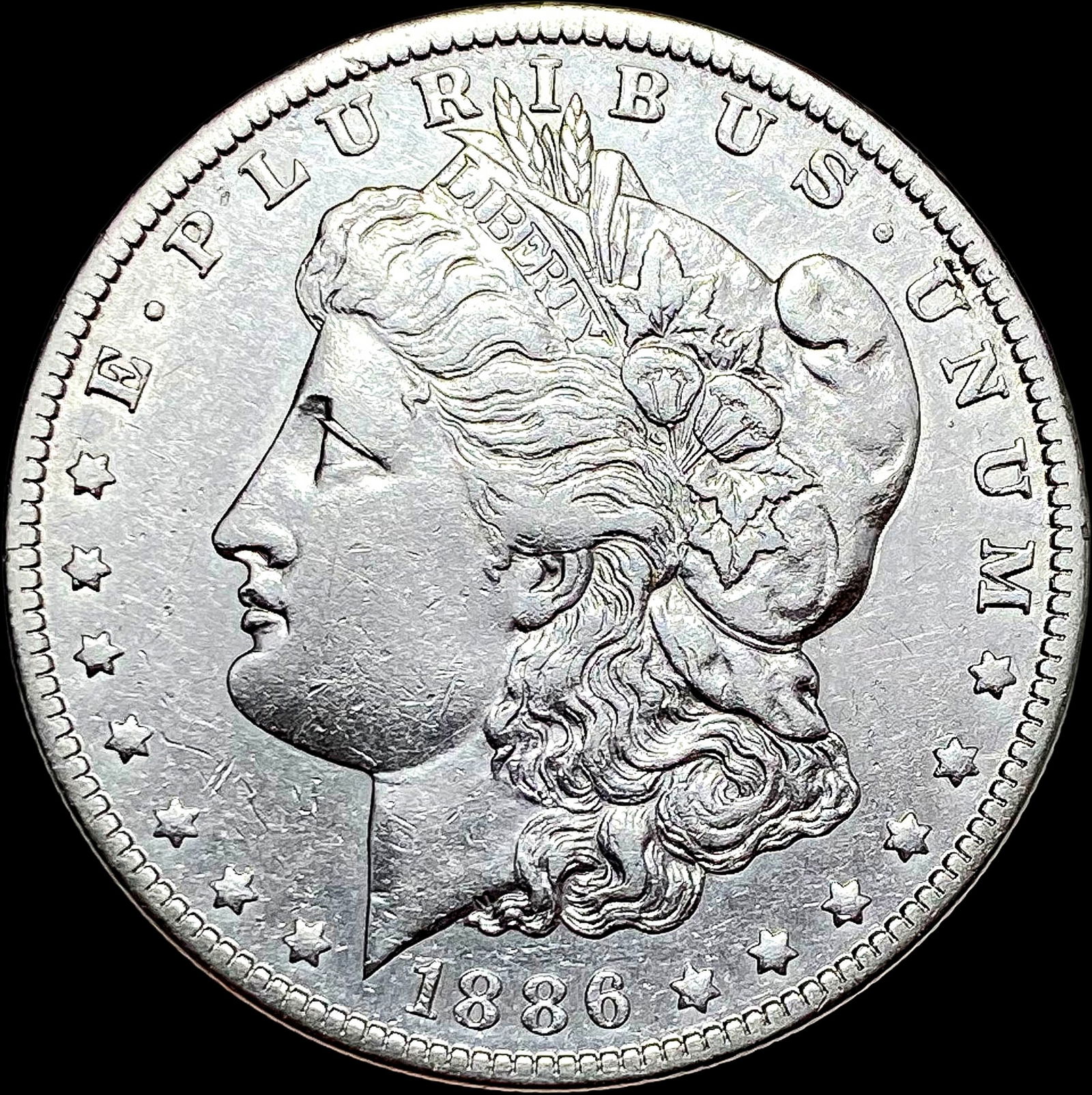 1886-S Silver Morgan Dollar CLOSELY UNCIRCULATED (1 of 2)