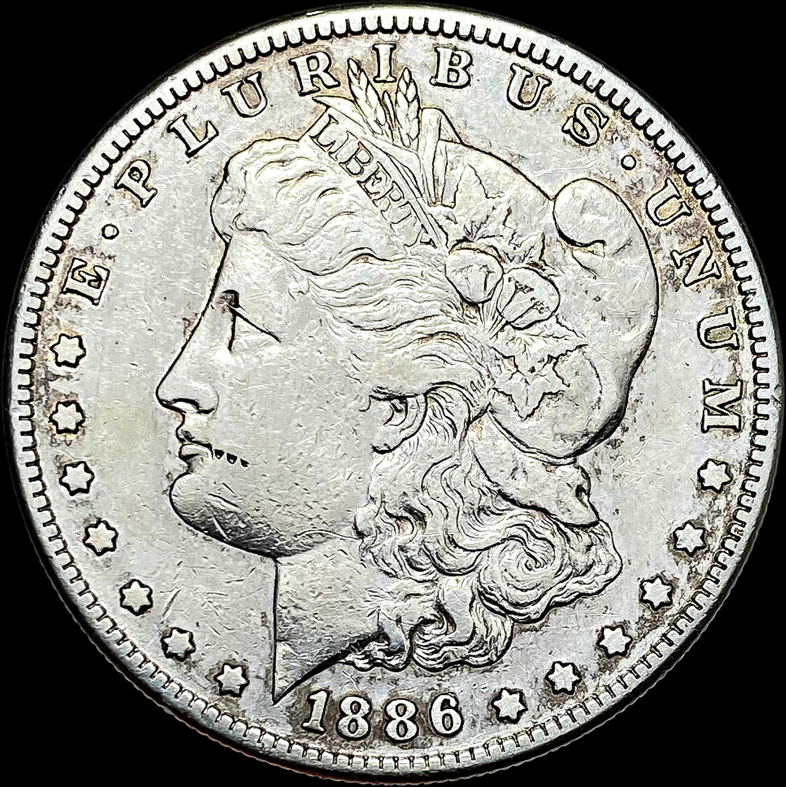 1886-S Silver Morgan Dollar CLOSELY UNCIRCULATED (1 of 2)