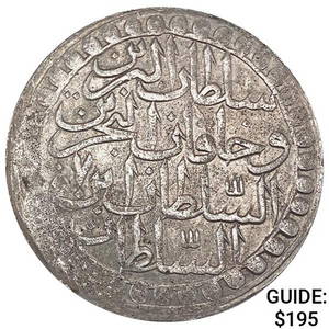 Turkey 2 Zolota Mustafa III CLOSELY UNCIRCULATED