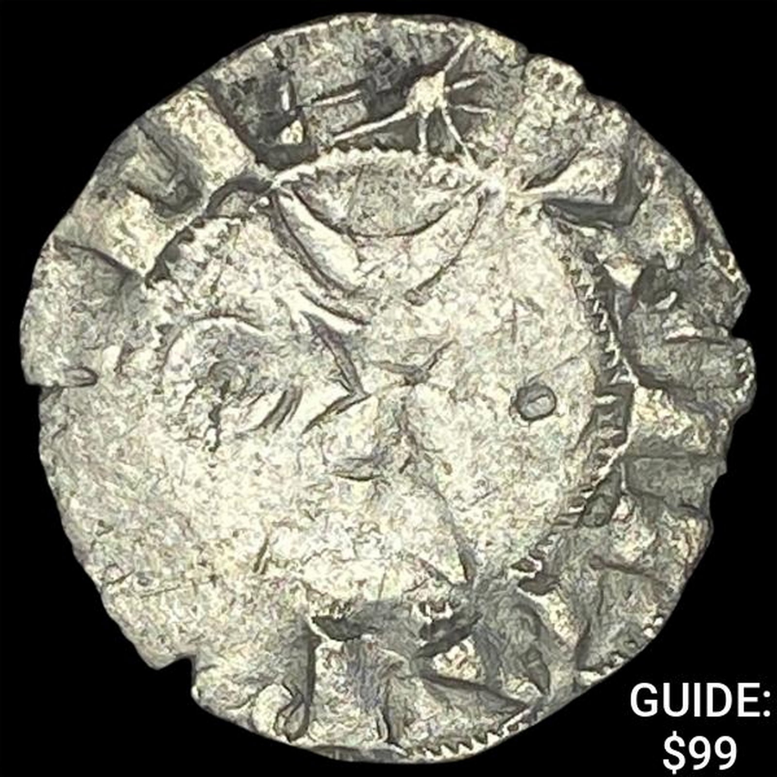 [1170-1245] France Crusades Silver Denier NEARLY UNCIRCULATED: [1170-1245] France Crusades Silver Denier NEARLY UNCIRCULATED