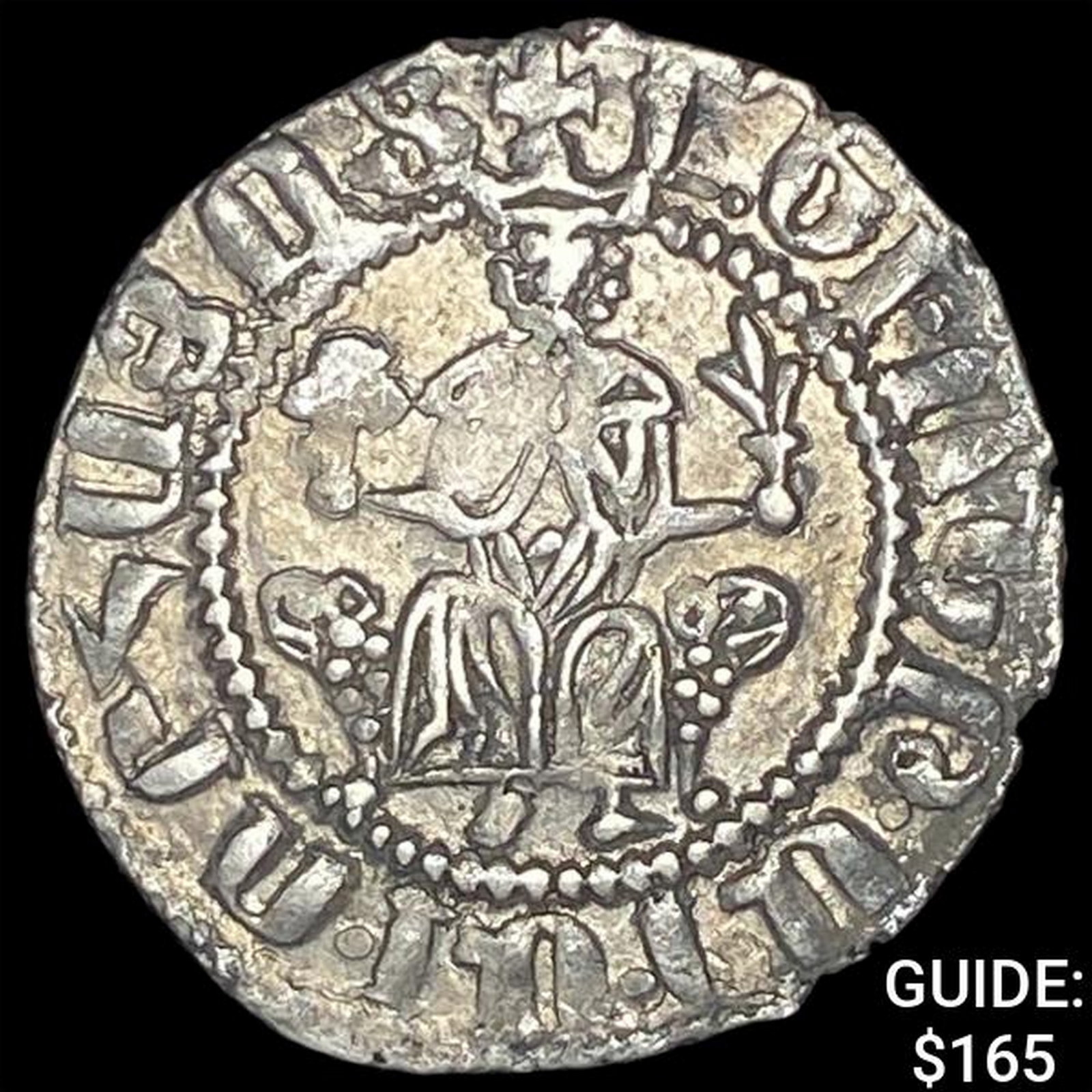 [1198-1219] AD Crusaders Armenia Silver Tram UNCIRCULATED: [1198-1219] AD Crusaders Armenia Silver Tram UNCIRCULATED