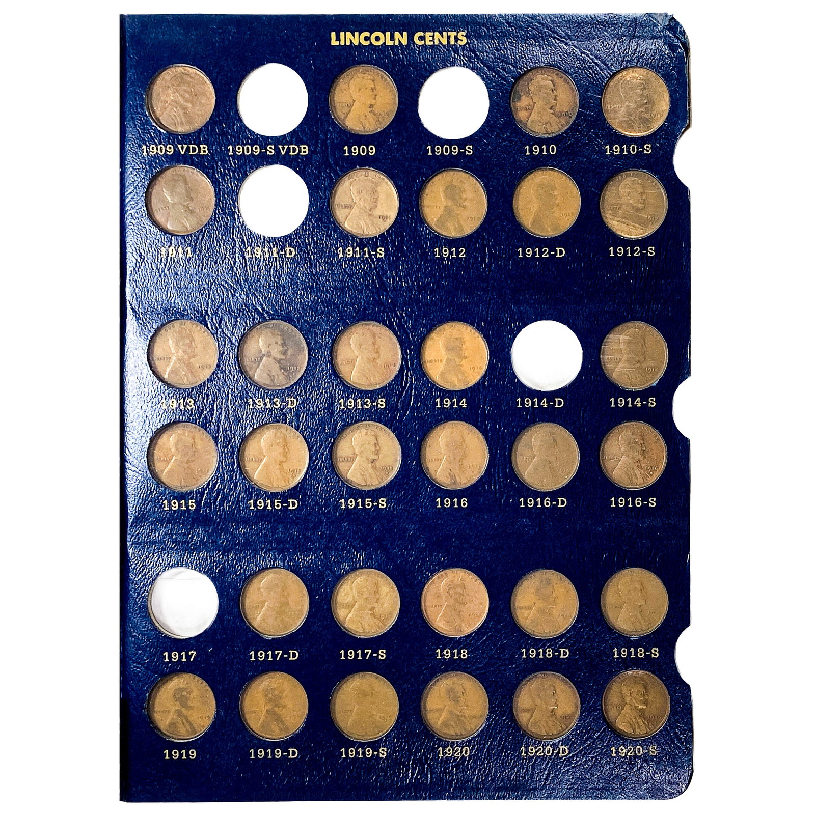 1909-1982 Lincoln Wheat Cent Set [192 Coins]: 1909-1982 Lincoln Wheat Cent Set [192 Coins]