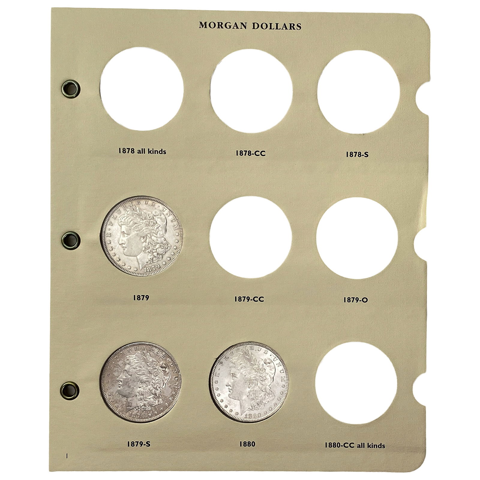 1879-1891 High Grade Morgan Silver Dollar Set [19 Coins]: 1879-1891 High Grade Morgan Silver Dollar Set [19 Coins]