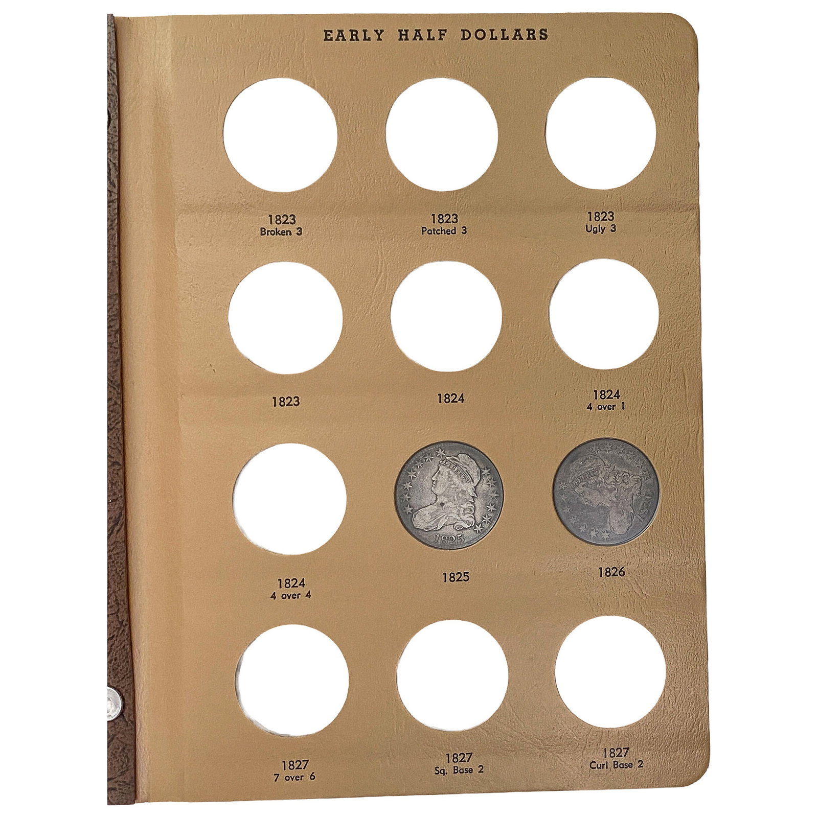 1825-1837 Capped Bust Half Dollar Set [8 Coins]: 1825-1837 Capped Bust Half Dollar Set [8 Coins]