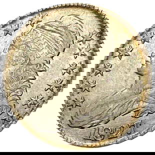 1827 Capped Bust Half Dollar AU: 1827 Capped Bust Half Dollar AU