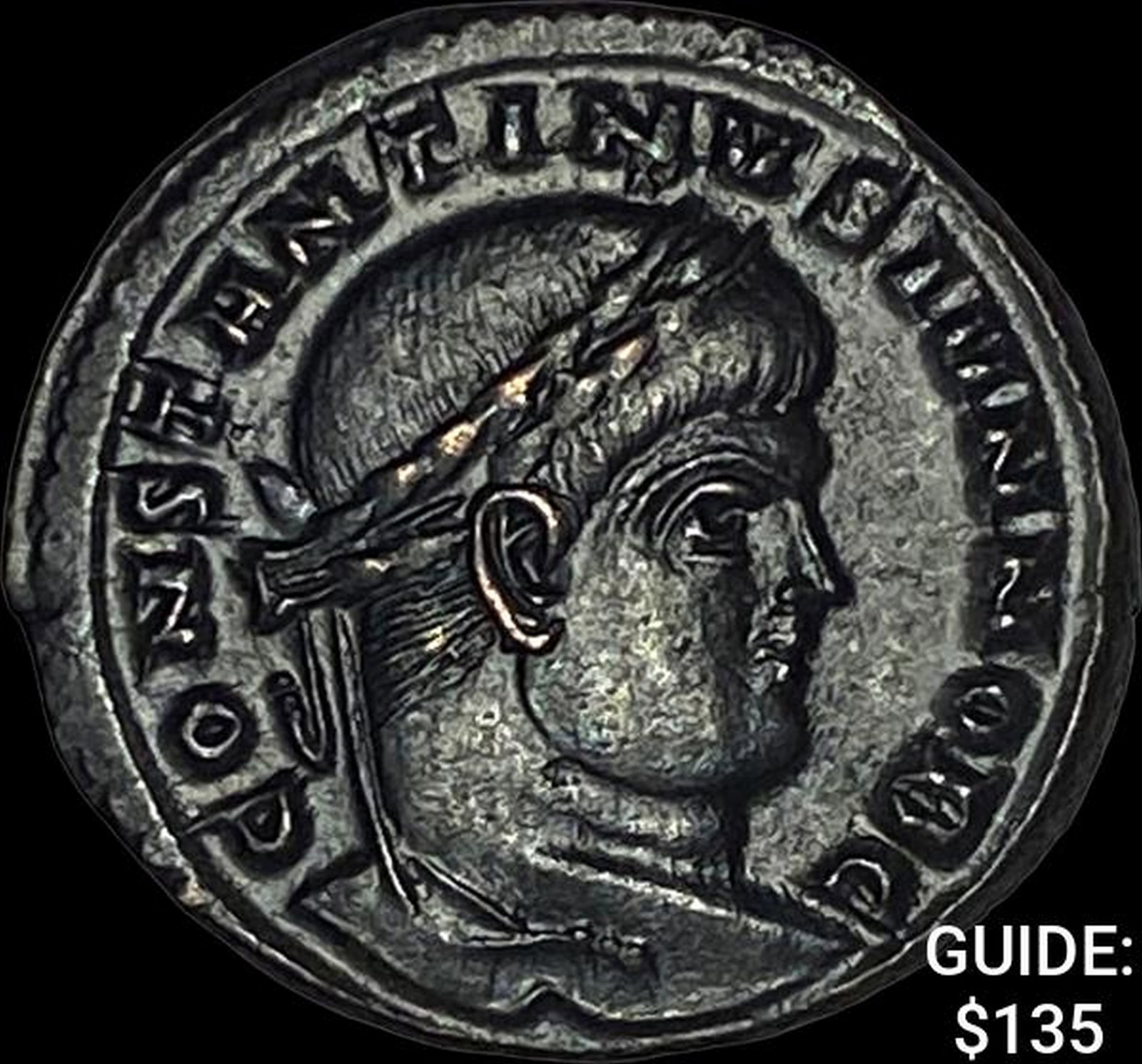 [337-340] AD Roman Constantine II Bronze Follis UNCIRCULATED: [337-340] AD Roman Constantine II Bronze Follis UNCIRCULATED