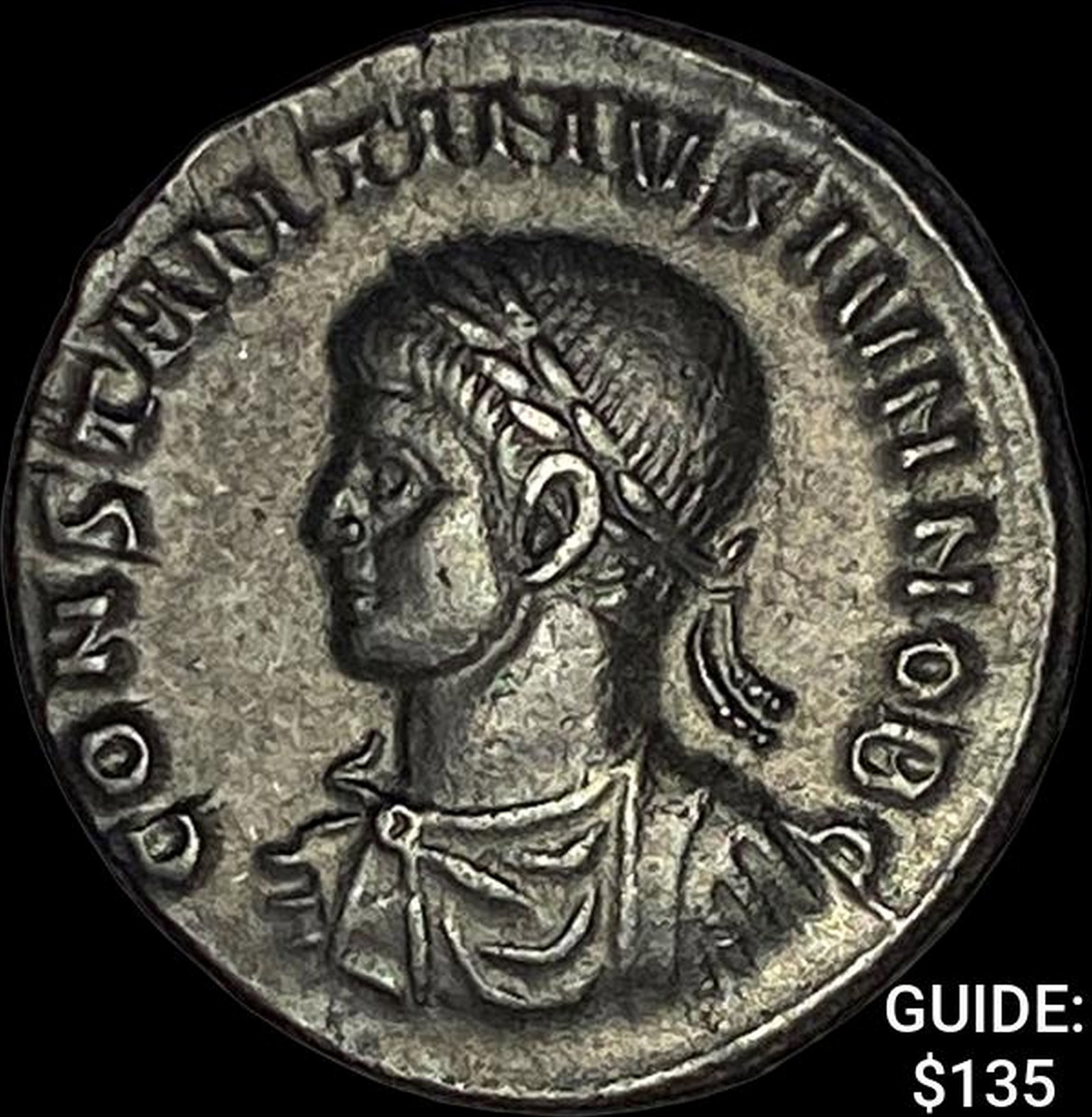 [337-340] AD Roman Constantine II Bronze Follis UNCIRCULATED: [337-340] AD Roman Constantine II Bronze Follis UNCIRCULATED