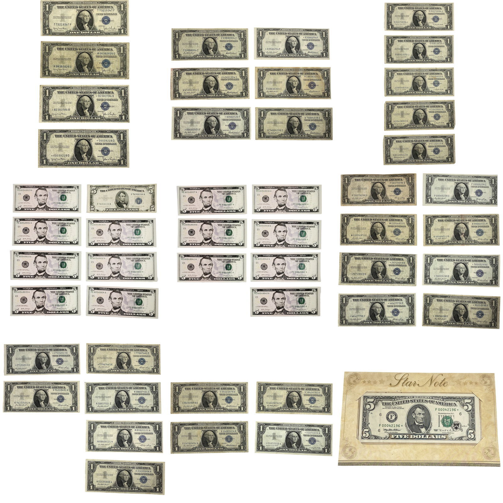 1935-2017 High Grade US Currency Collection [51 bills]: 1935-2017 High Grade US Currency Collection [51 bills]