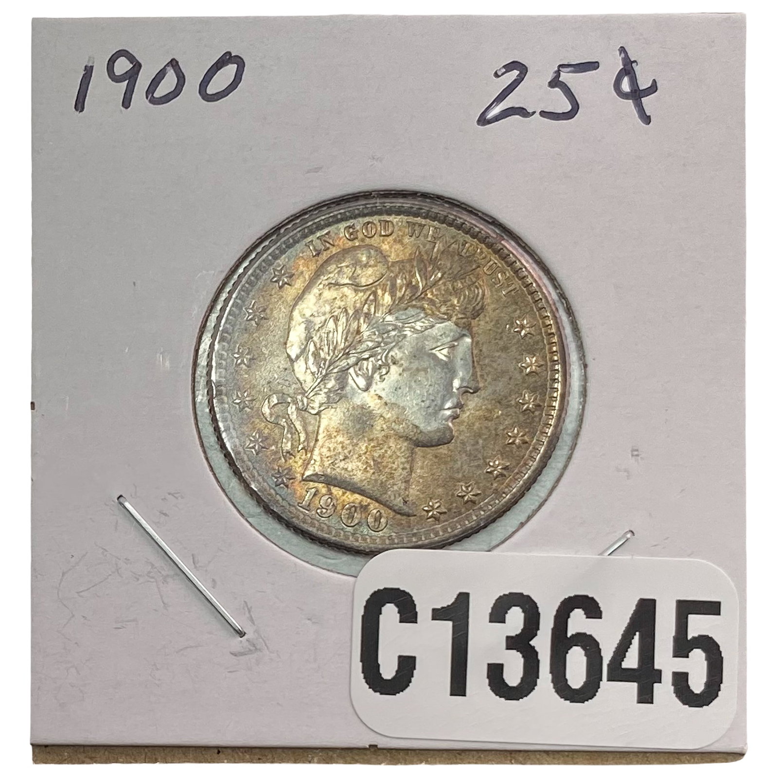 1900 Barber Quarter Ch BU: 1900 Barber Quarter Ch BU