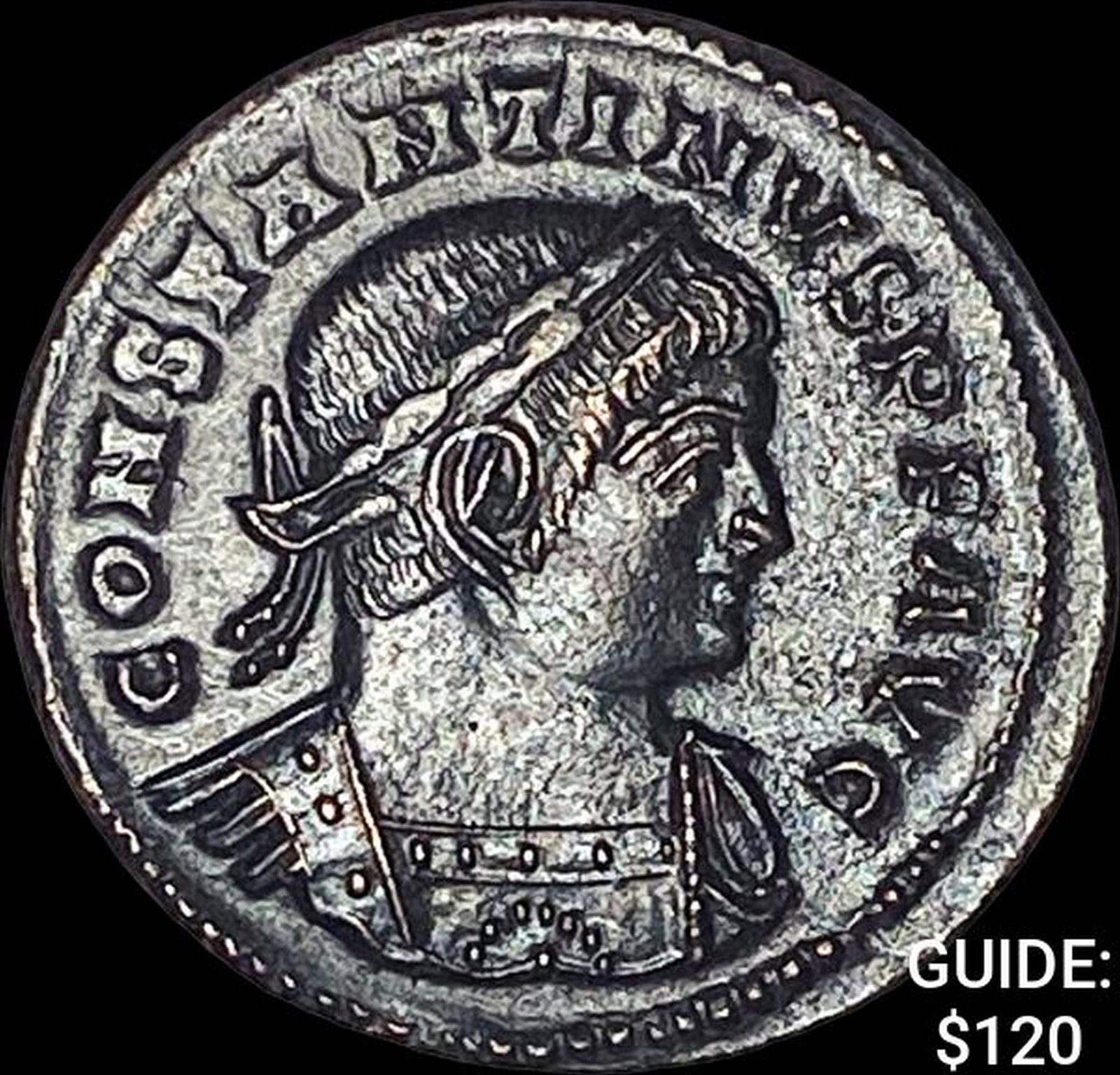 337-340 AD Roman Constantine II Follis UNCIRCULATED: 337-340 AD Roman Constantine II Follis UNCIRCULATED