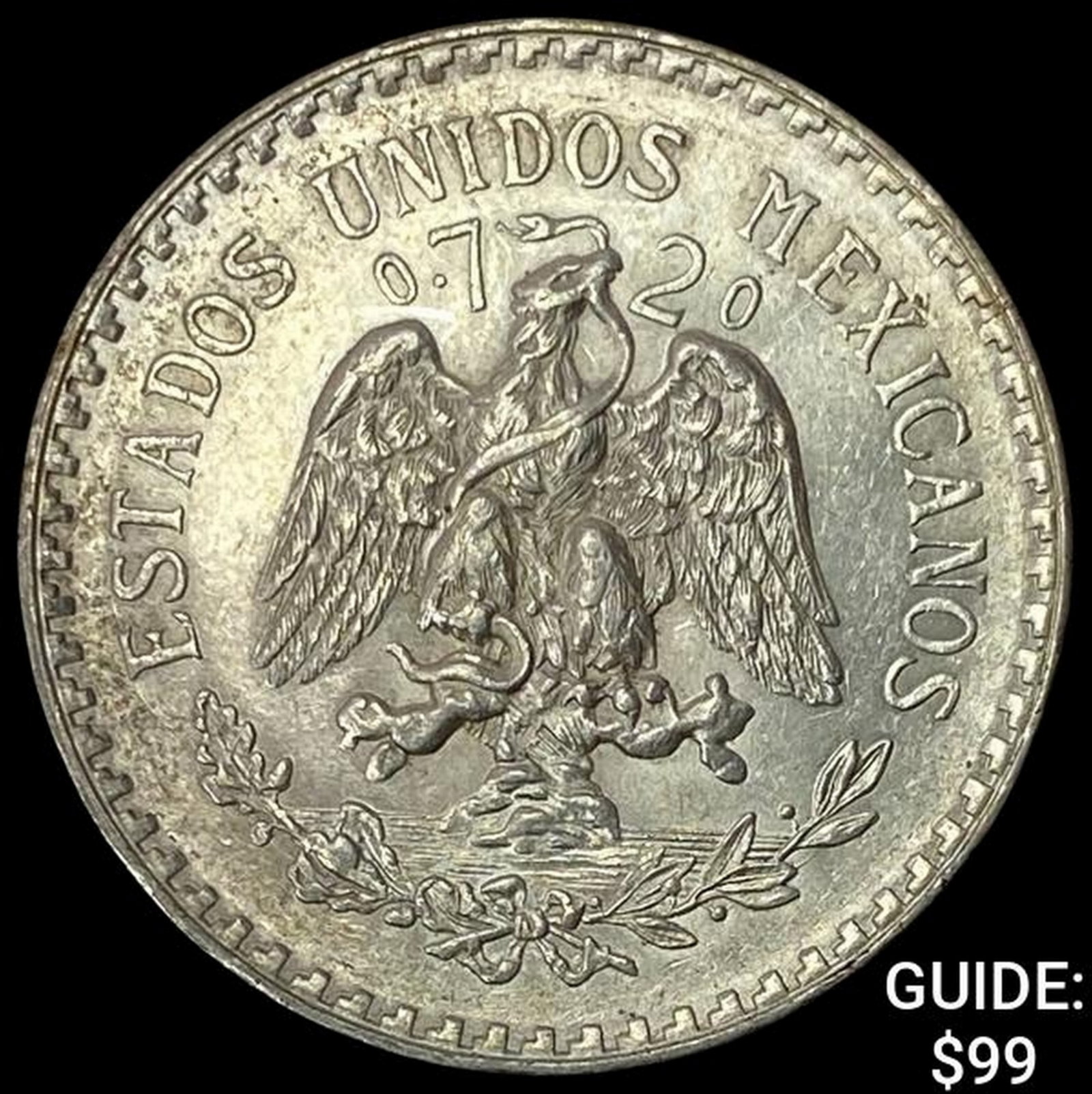 1932-M Mexico Silver Peso UNCIRCULATED: 1932-M Mexico Silver Peso UNCIRCULATED