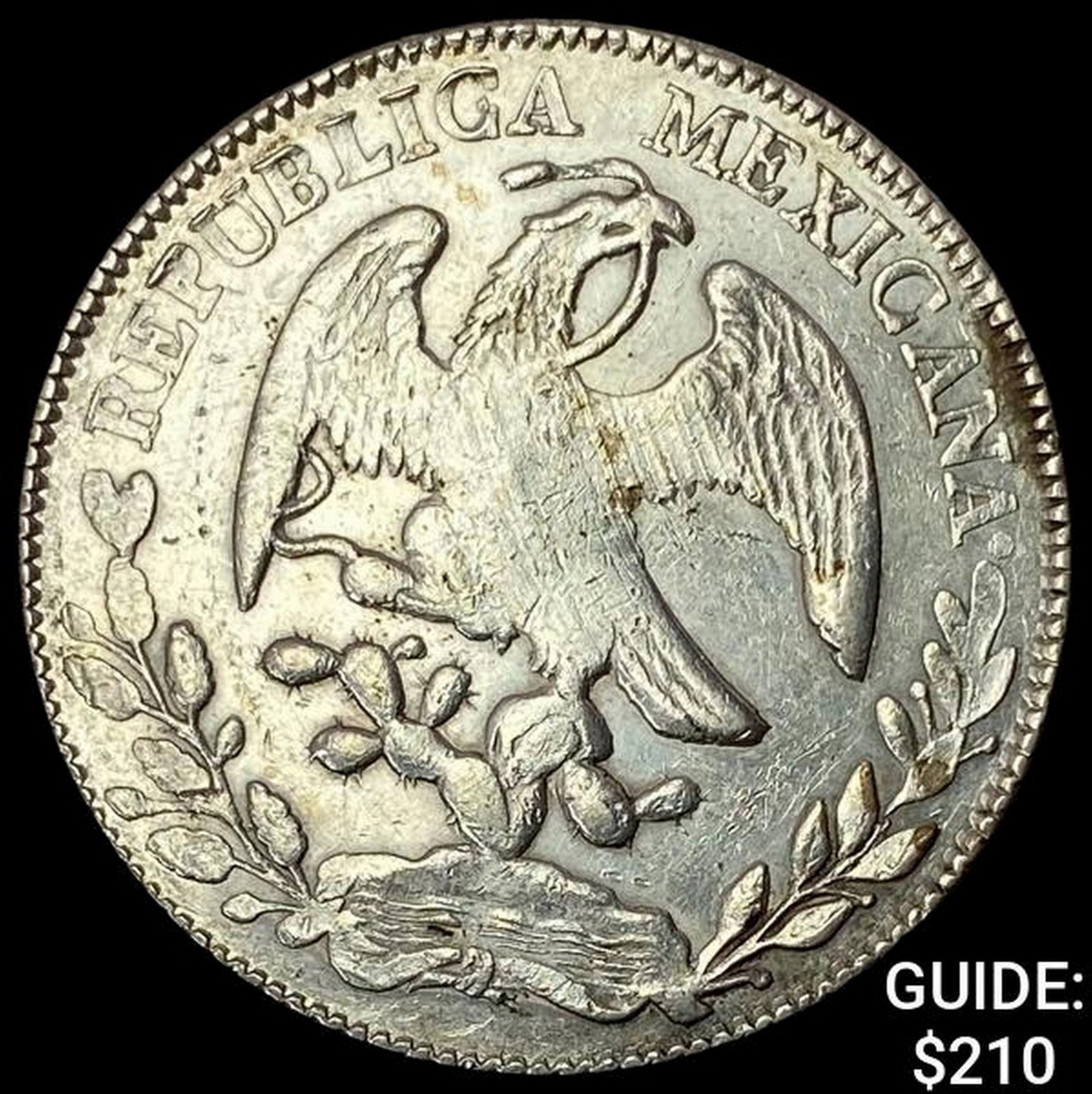 1879Zs JS Mexico Silver 8 Reales CLOSELY UNCIRCULATED: 1879Zs JS Mexico Silver 8 Reales CLOSELY UNCIRCULATED