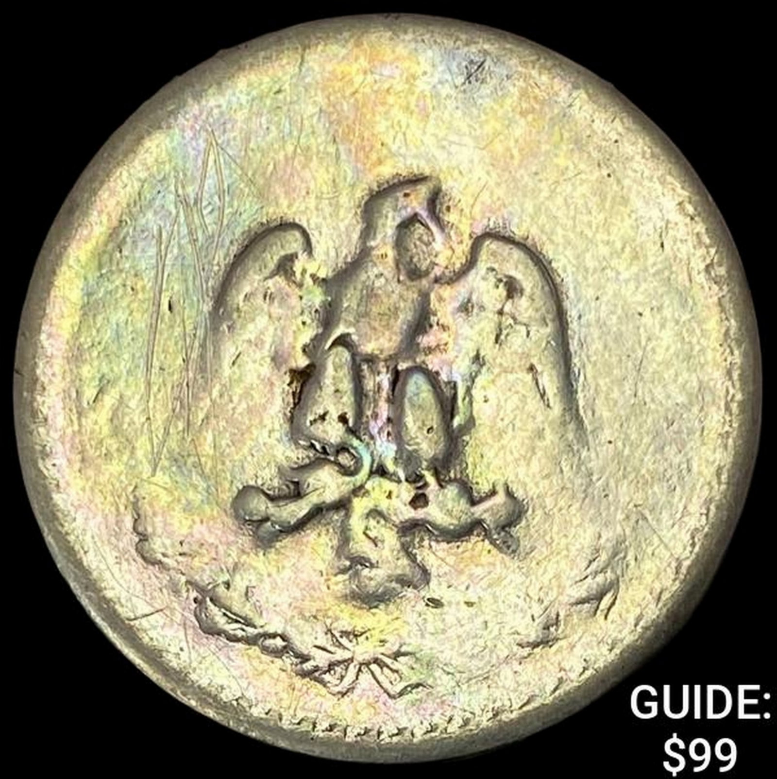 1943-M Mexico Silver Peso CLOSELY UNCIRCULATED: 1943-M Mexico Silver Peso CLOSELY UNCIRCULATED
