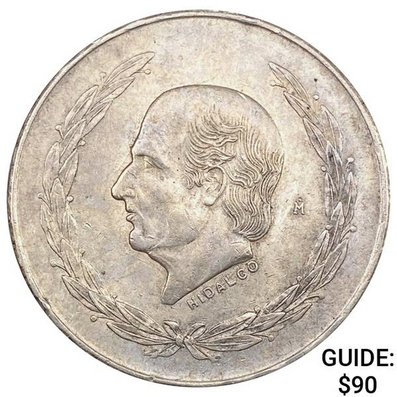 1953 Mexico Silver 5 Pesos CLOSELY UNCIRCULATED: 1953 Mexico Silver 5 Pesos CLOSELY UNCIRCULATED