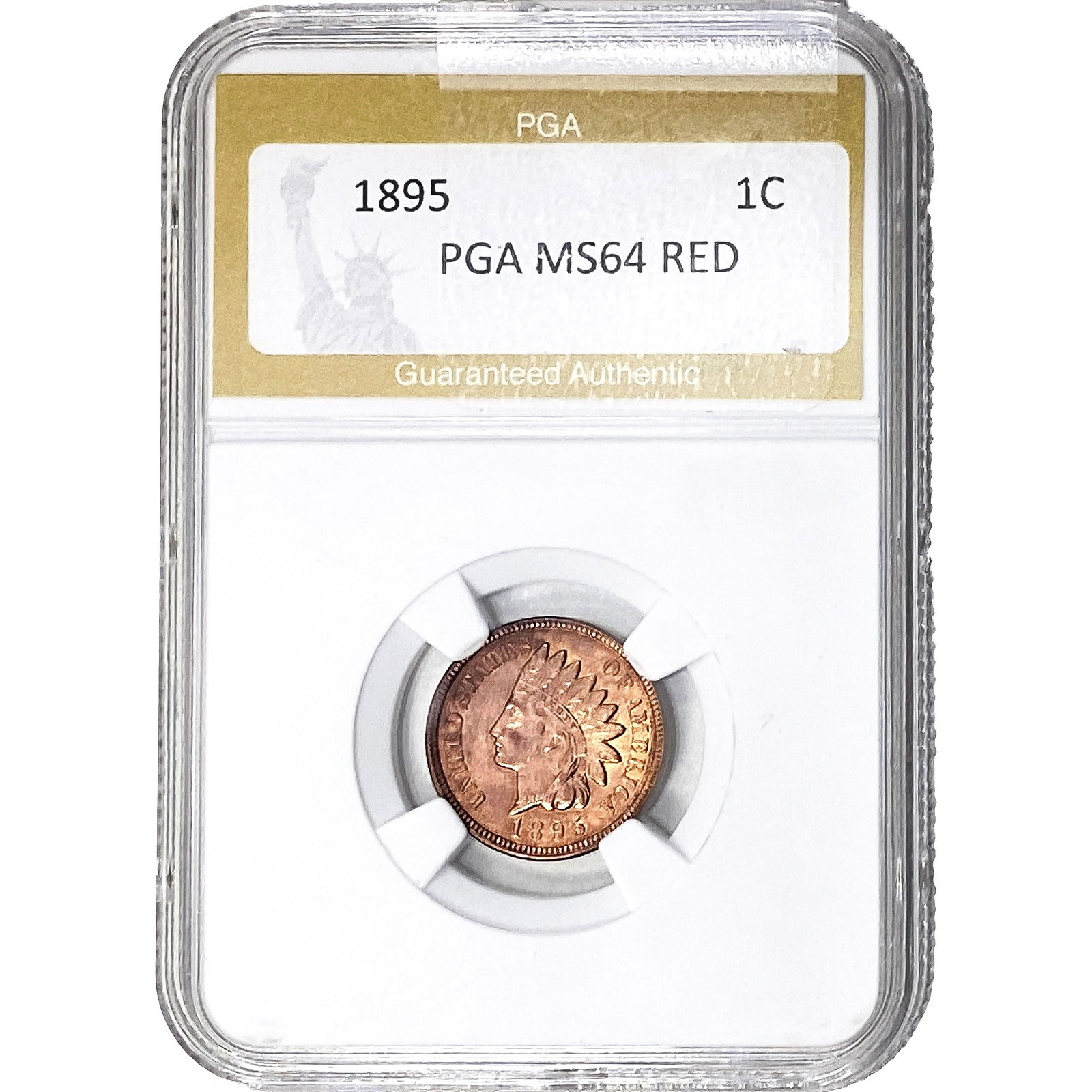 1895 Indian Head Cent PGA MS64 RED (1 of 2)