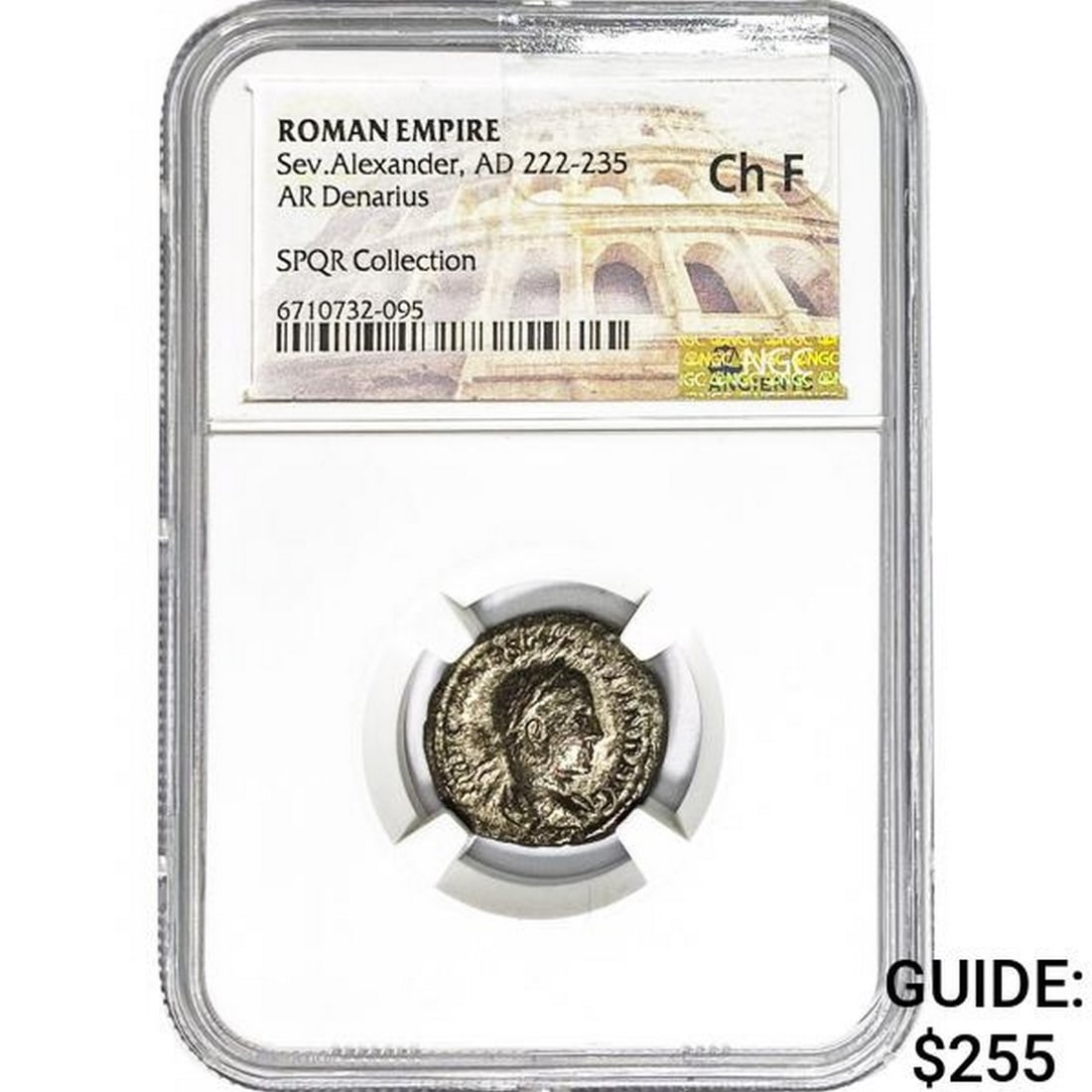 Roman Sev. Alexander, AD 222-235 Silver Denarius NGC: Roman Sev. Alexander, AD 222-235 Silver Denarius NGC