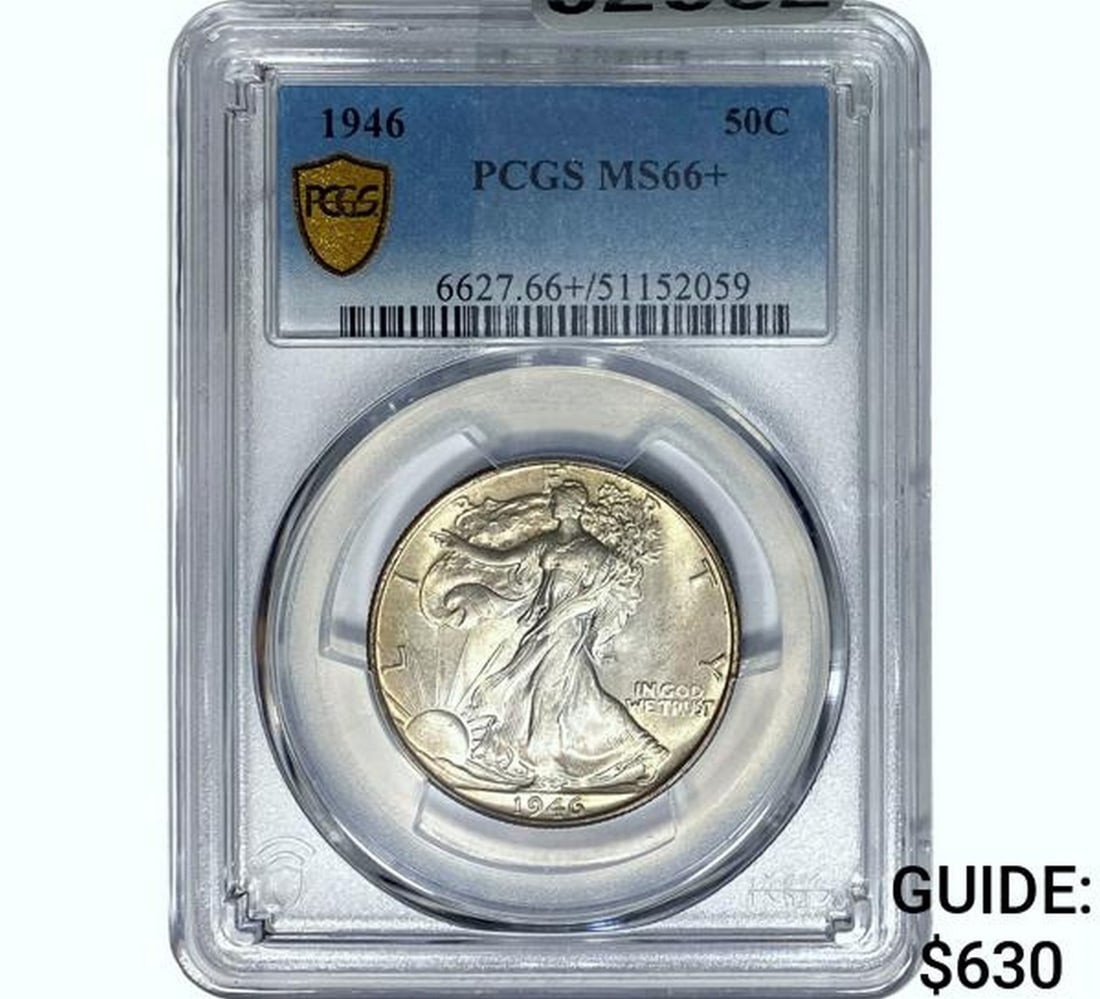 1946 Walking Liberty Half Dollar PCGS MS66+ (1 of 2)