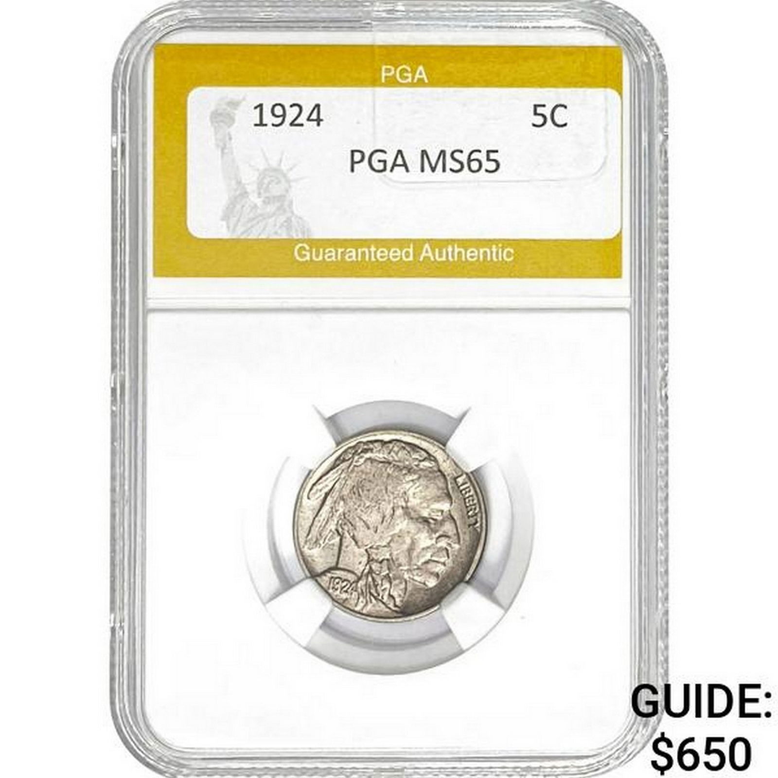 1924 Buffalo Nickel PGA MS65 (1 of 2)