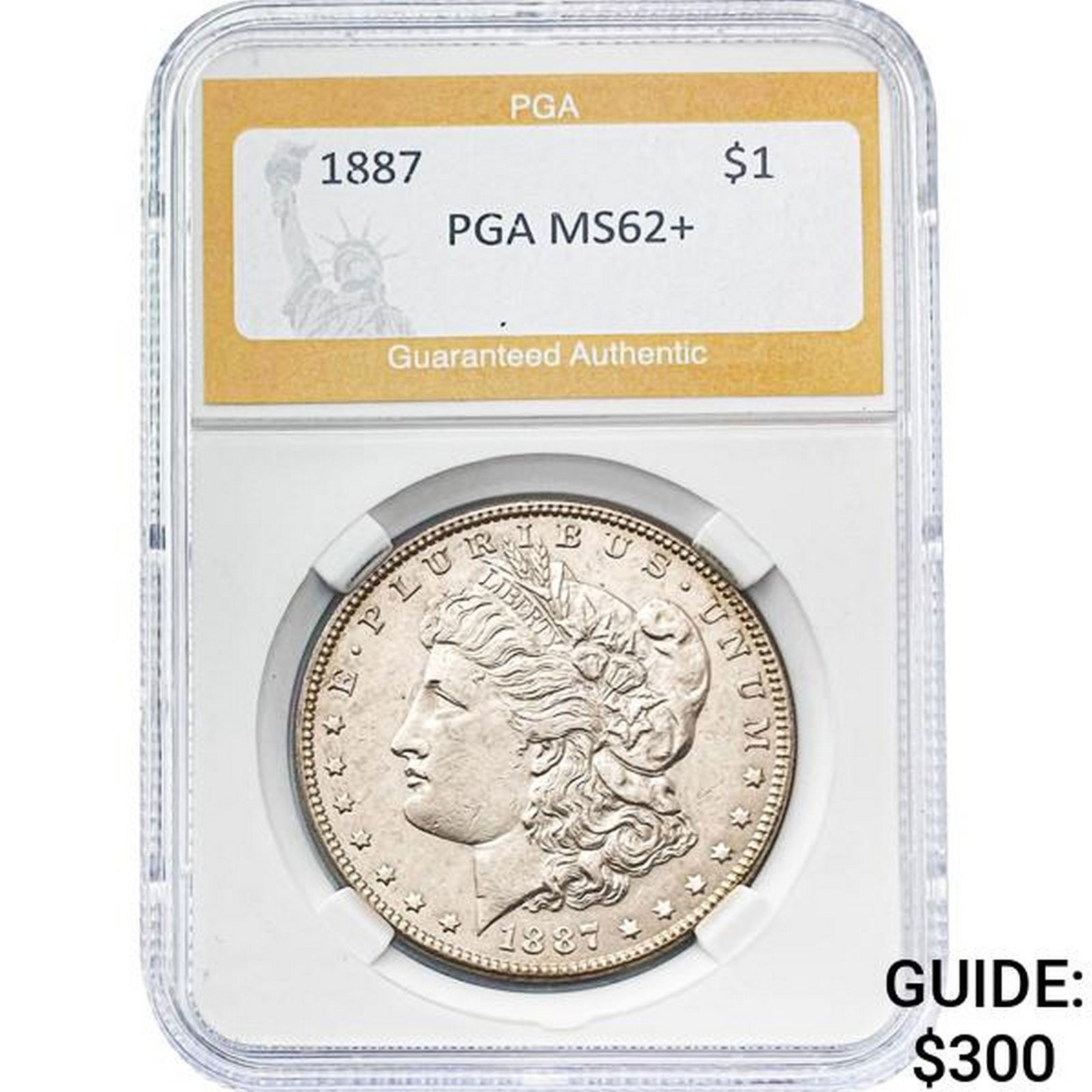 1887 Morgan Silver Dollar PGA MS62+ (1 of 2)