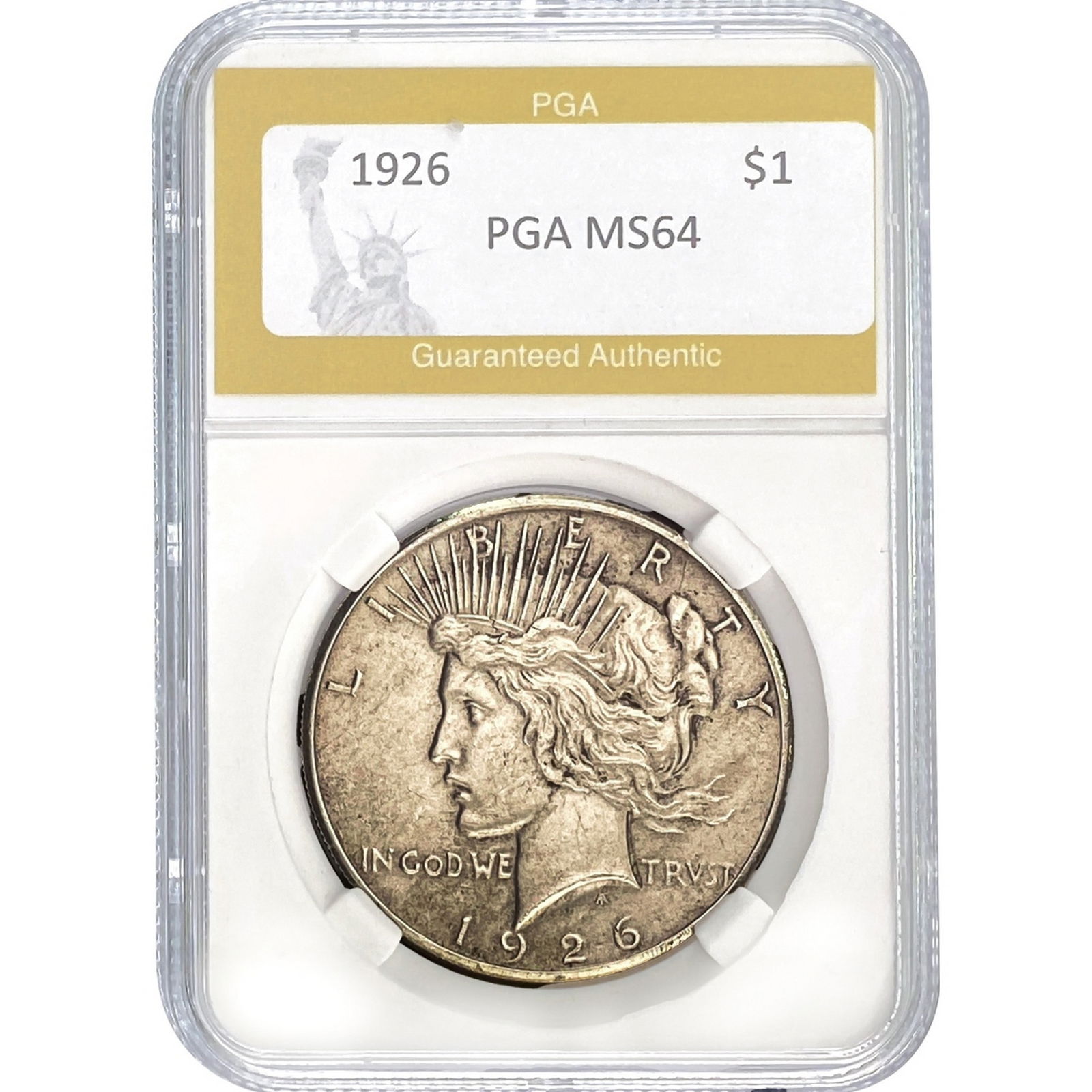 1926 Silver Peace Dollar PGA MS64 (1 of 2)