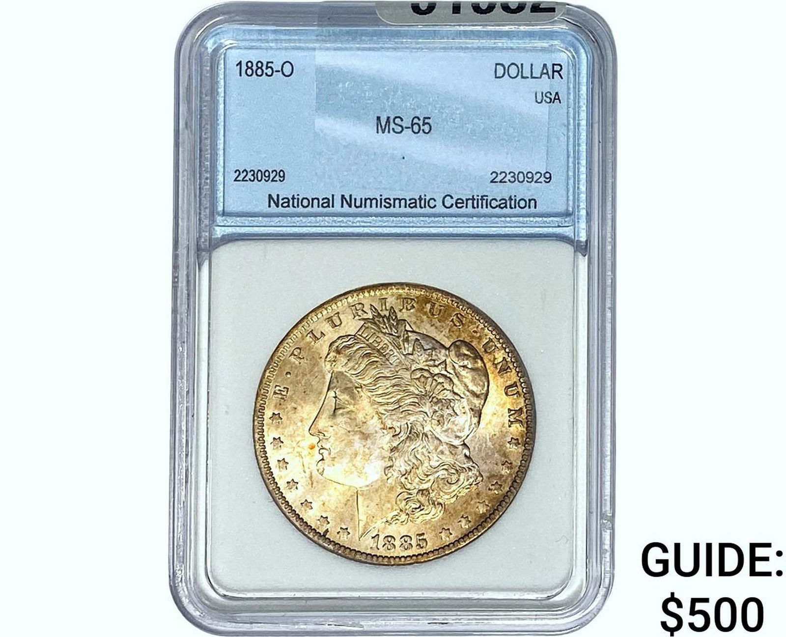 1885-O Morgan Silver Dollar NNC MS65 (1 of 2)