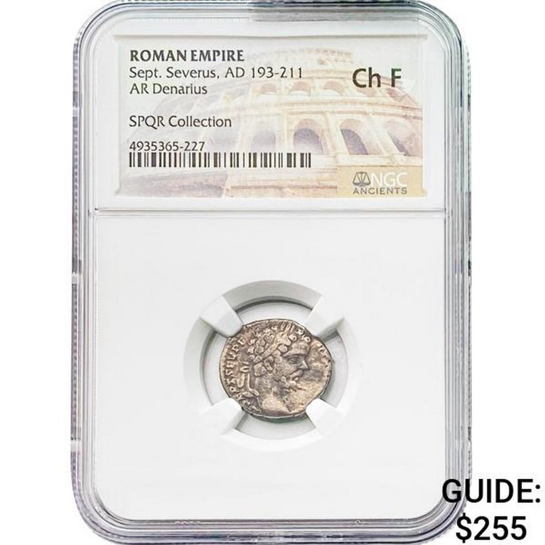 Roman Sept. Severus, AD 193-211 Silver Denarius: Roman Sept. Severus, AD 193-211 Silver Denarius