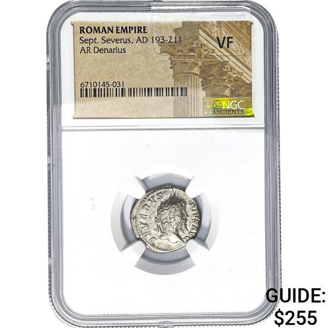 Roman Sept. Severus, AD 193-211 Silver Denarius: Roman Sept. Severus, AD 193-211 Silver Denarius