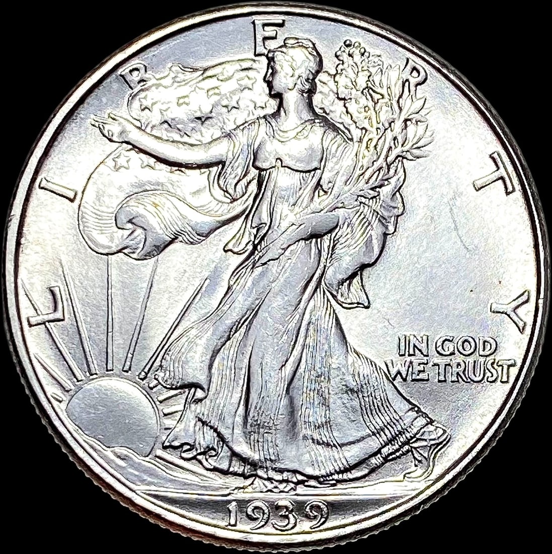 1939-D Walking Liberty Half Dollar UNCIRCULATED (1 of 2)