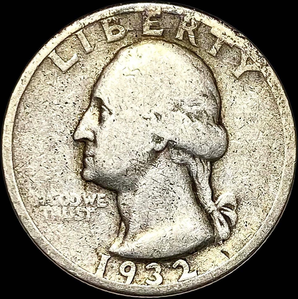 1932-D Silver Washington Quarter LIGHTLY CIRCULATED (1 of 2)