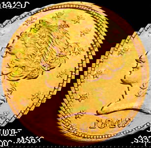 1842-D $5 Gold Half Eagle CHOICE BU