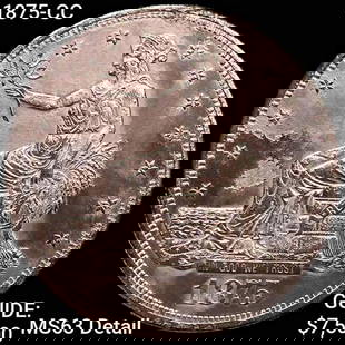 1875-CC Silver Trade Dollar CHOICE BU: 1875-CC Silver Trade Dollar CHOICE BU