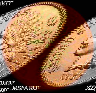 1877 Indian Head Cent CHOICE BU RD: 1877 Indian Head Cent CHOICE BU RD
