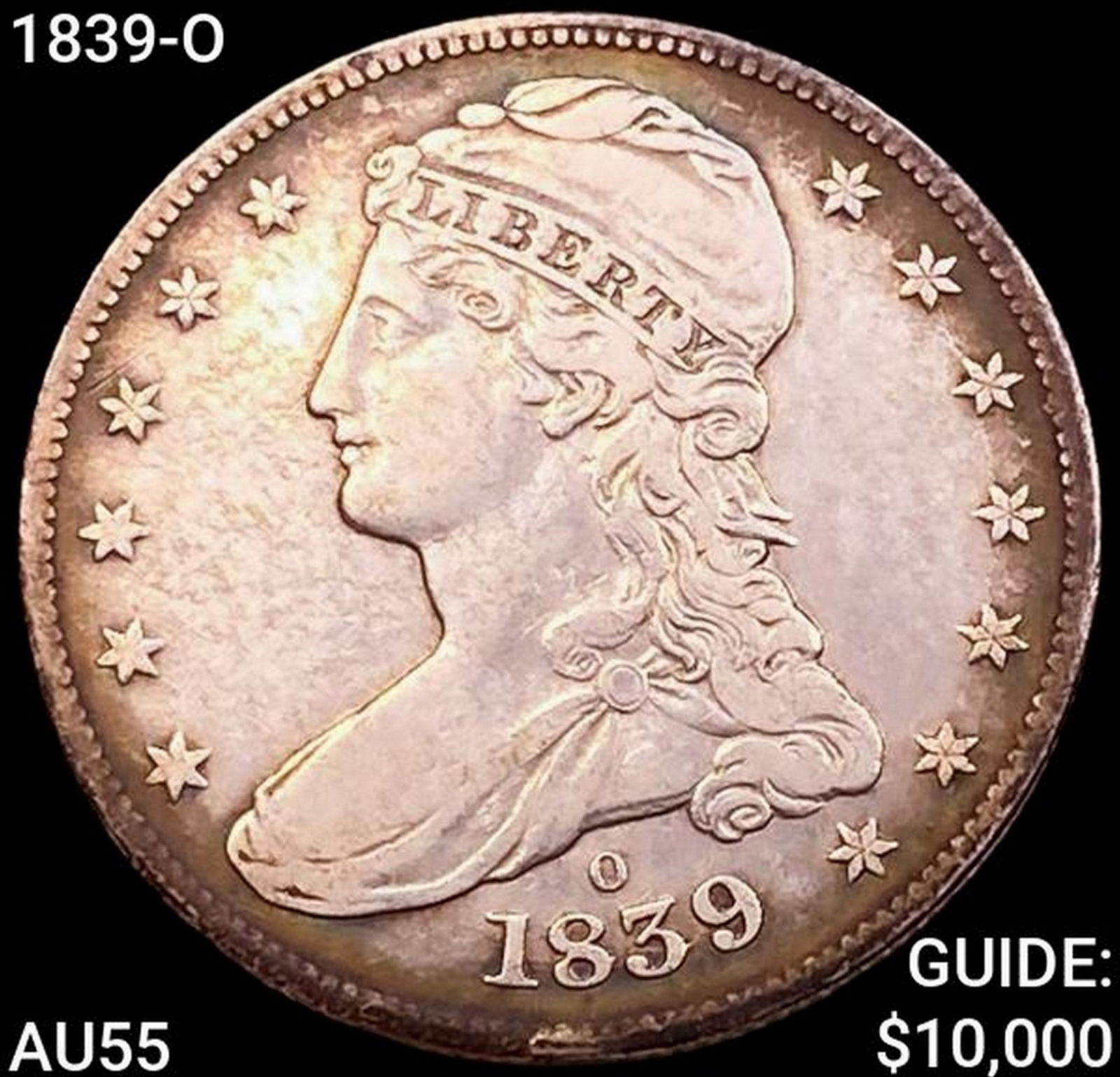 1839-O Capped Bust Half Dollar HIGH GRADE (1 of 2)