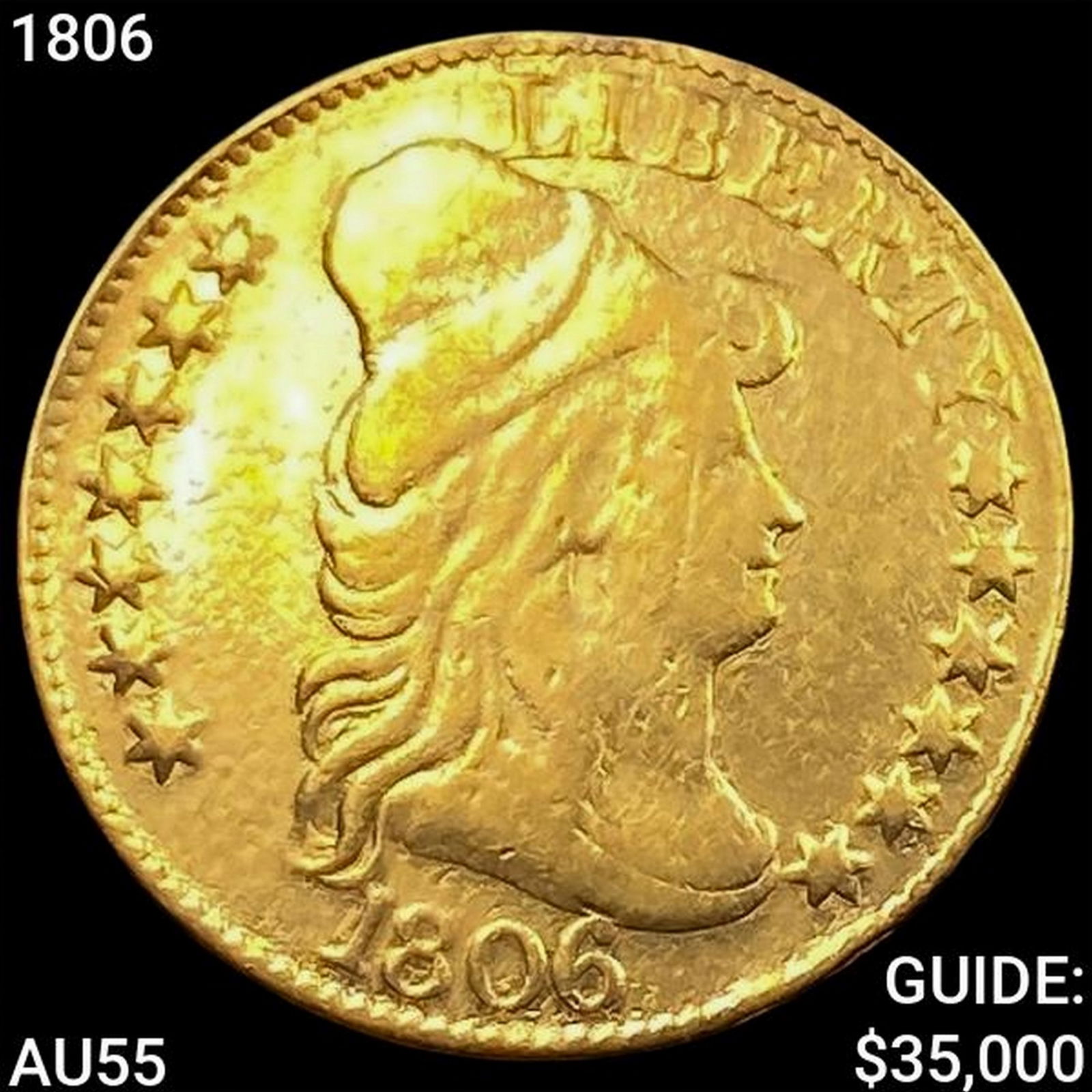 1806 $5 Gold Half Eagle HIGH GRADE (1 of 2)