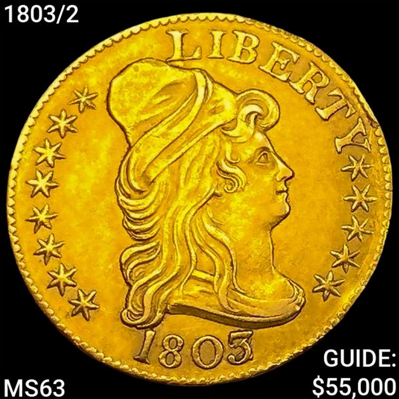 1803/2 $5 Gold Half Eagle CHOICE BU (1 of 2)
