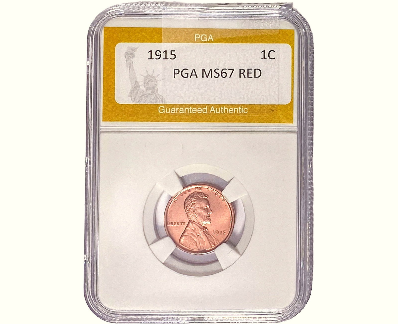 1915 Wheat Cent PGA MS67 RED (1 of 2)
