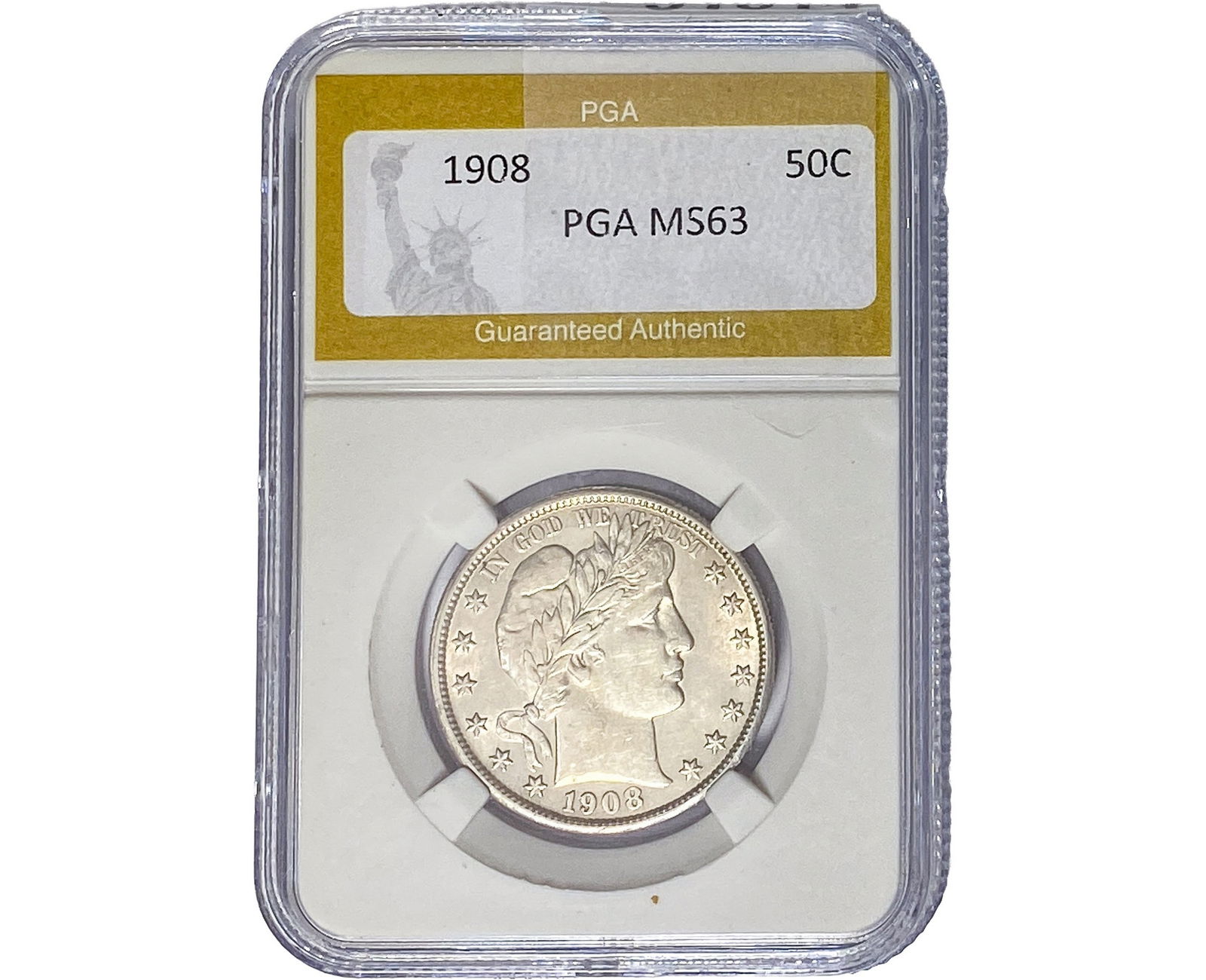 1908 Barber Half Dollar PGA MS63 (1 of 2)