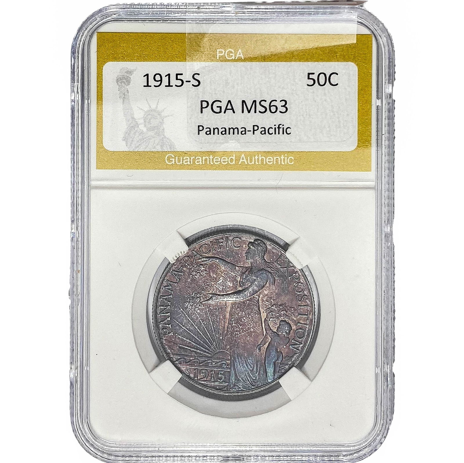 1915-S Panama-Pacific Half Dollar PGA MS63 (1 of 2)