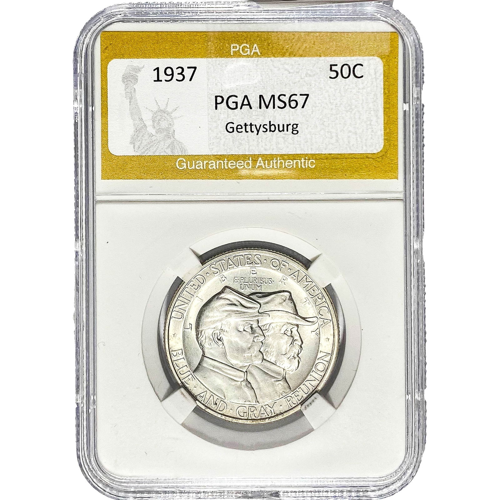 1936 Gettysburg Half Dollar PGA MS67 (1 of 2)