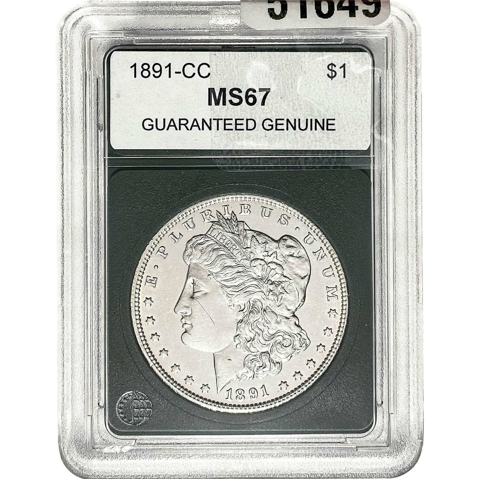 1891-CC Morgan Silver Dollar  MS67 (1 of 2)
