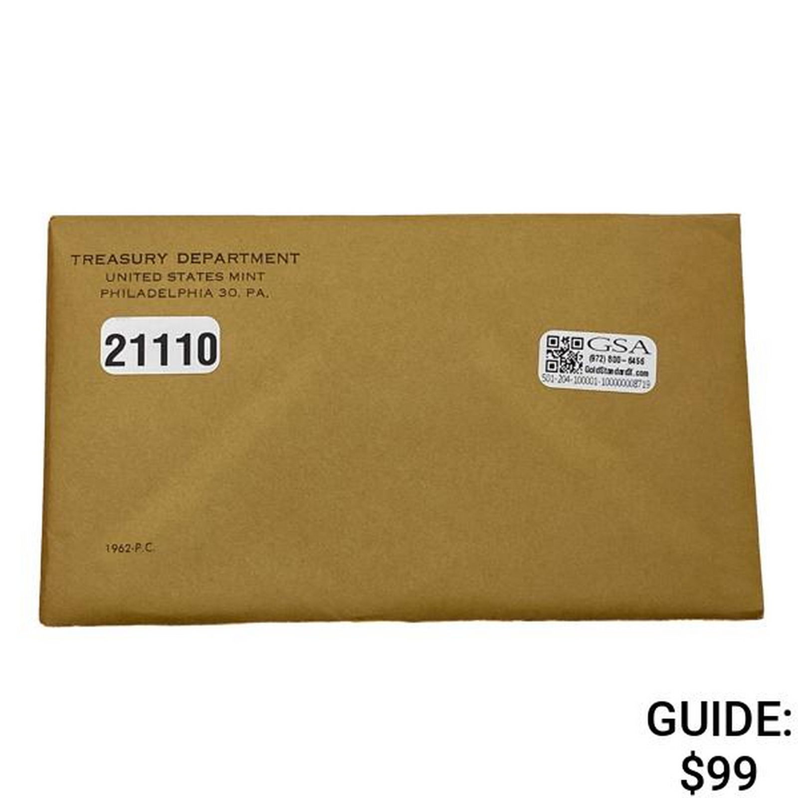 1962 U.S. Proof Set Sealed (1 of 2)